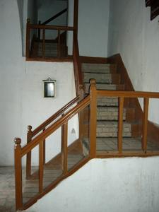 Stairway leading to chapel