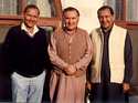 L-R Maj Murtaza Jan (brother), Brig Mahmud Jan (brother), Col Shahid Jan (self) 1990s