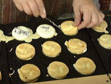 sweet bean cakes