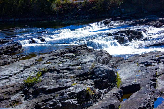 A flowing river