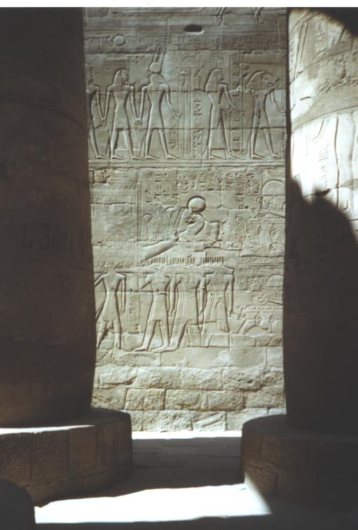 Drawings in temple