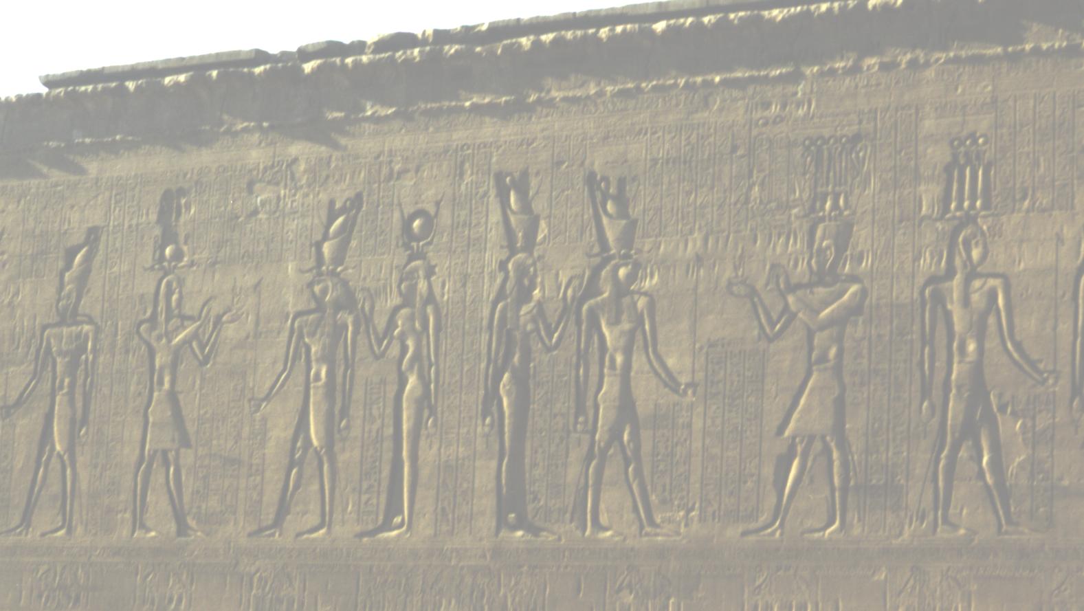 Drawings in temple