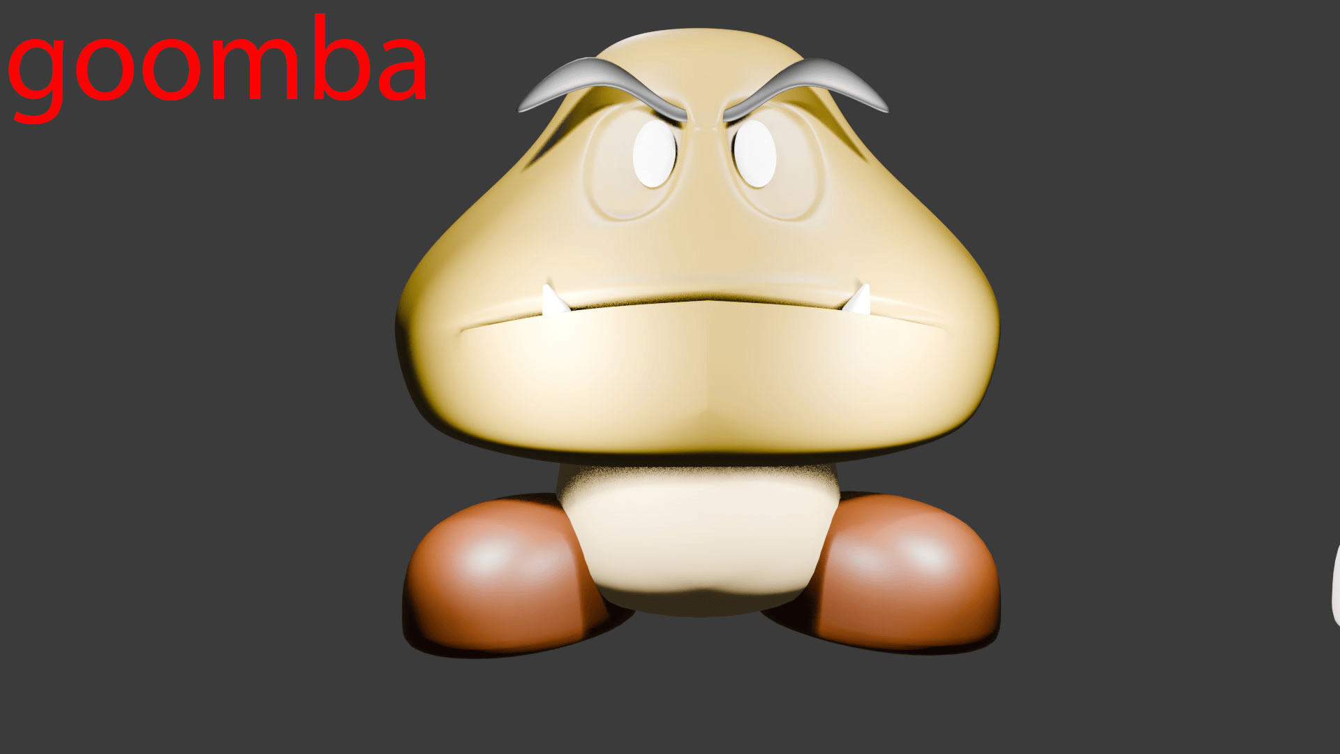 a goomba from mario