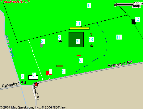 map of Tent City area