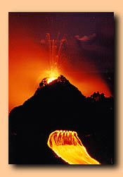picture of erupting volcano