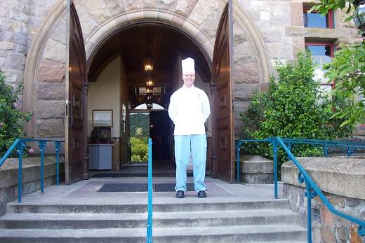 Me at the front door of Greystone.