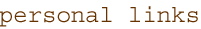 Personal Links