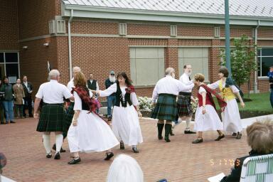 Scottish Country Dancing Demo at the 2003 Pipes and Drums Festival