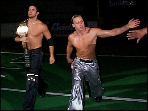Shane and Shannon. This picture is from their last match as a team.