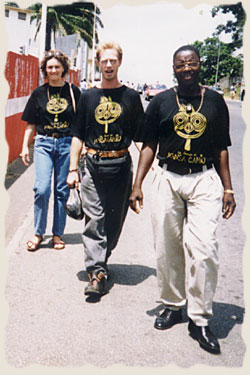 Uli Sterr, Peter Lange und Mansa Camio