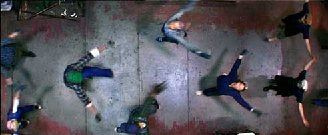 Factory dance scene