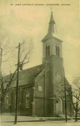 Please note, this picture is from an old photograph from an old post card. This church still looks like this today.