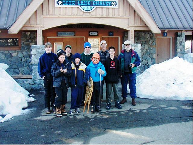 2002 Snow camping trip