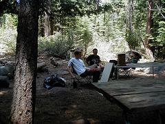 Scouts at summer camp