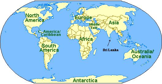 world map