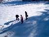 Checking the ice on the Beaver Pond