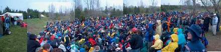 A few people showed up for the entertainment!