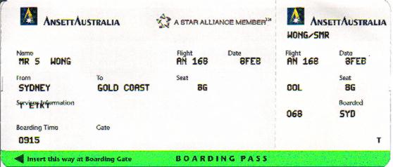 Boarding Pass