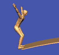 Back and Inward Take-Off
