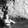 Taking a dip in McReadie Hot Springs, in the wild mountains of Oregon.