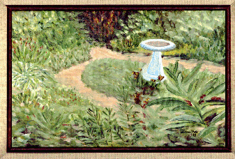 Bird Bath 8x10