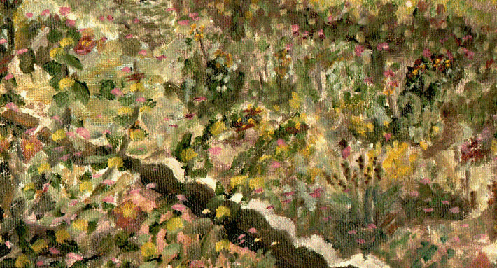 Freshly Painted Garden