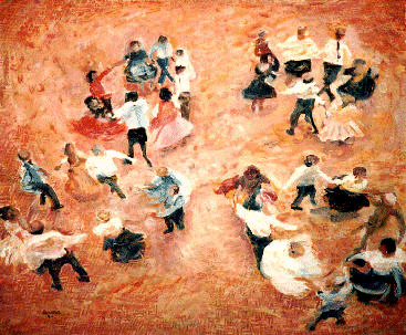George's Dancers 20x24x2