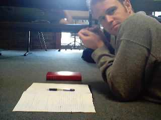 Matt on the floor