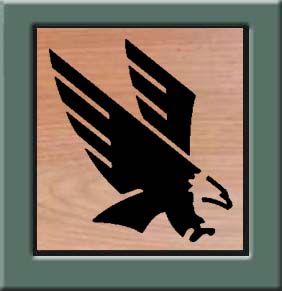 Styalized Eagle Attacking