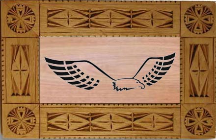 Stylized Eagle Soar