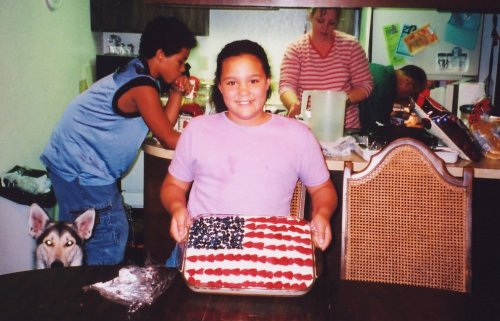 alex with cake