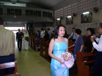 here comes the bride
