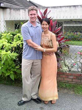 jan and rob at the wedding