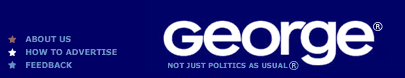 Click here to go to the George Magazine home page.