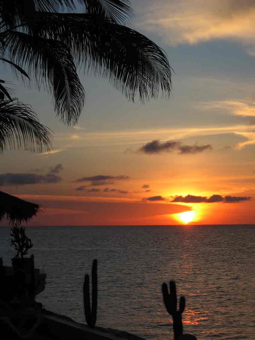Sunset in paradise!