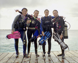 Ready for the dive... you betcha!