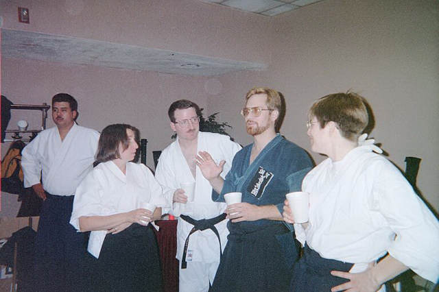 Left to right: ???, Janet, Scott Crawford, Peter Boylan, and Margo