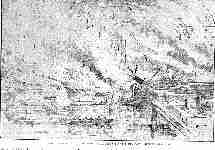 Norfolk Navy-Yard and Merrimac Burning