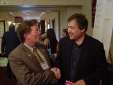 Commander Simpson meets with "Gods and Generals" Director Ron Maxwell