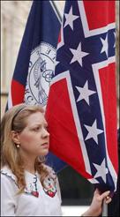 georgia flag and Abigail Schoolfield