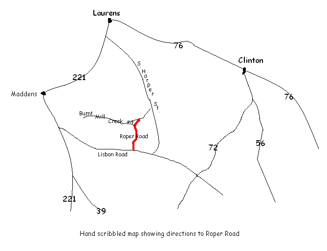 directions to roberts house