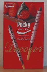 Fraise au Chocolat Pocky Decorer