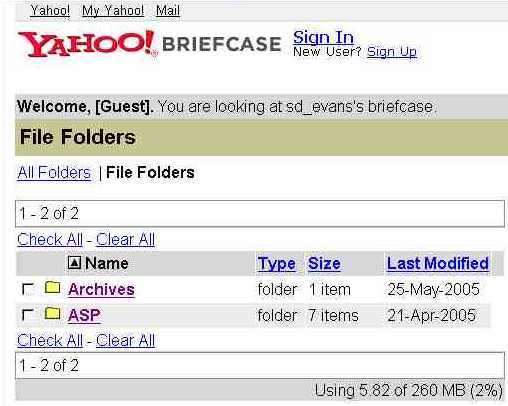 Click to access files . . .