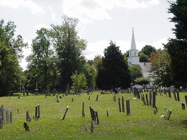 Burial Grounds with Plympton's Meeting House