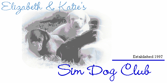 Elizabeth & Katie's Sim Dog Club