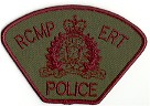 RCMP ERT Maroon on Green