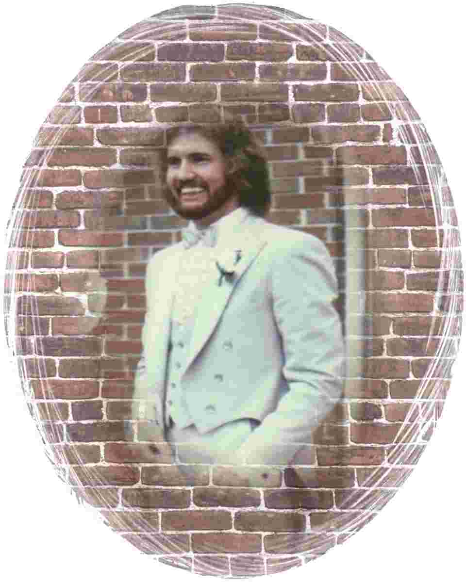 Dale on our wedding day
