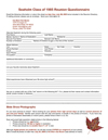 Reunion Questionnaire Page 2 Thumbnail Here