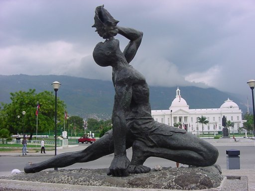 Haitian "statue of liberty"