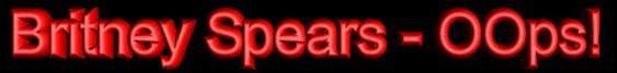 britney spears oops logo